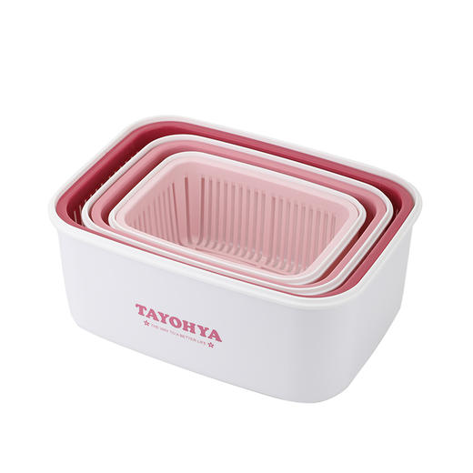 多样屋 缤纷沥水保鲜盒六件套 TA11-0029BP 商品图2