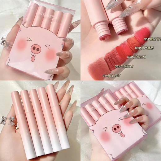 【1.30积分兑换】如花拓猪猪唇釉2G*5只 商品图2