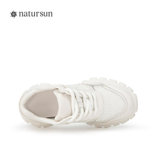 natursun运动休闲鞋女秋季轻便增高阿甘鞋女鞋厚底老爹鞋N24138531 商品图2