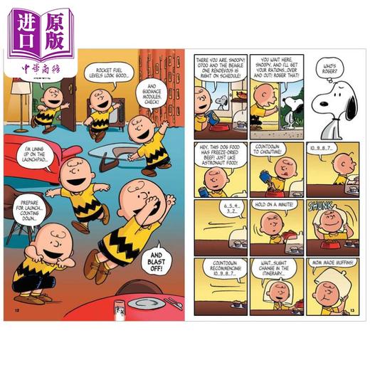【中商原版】桥梁漫画 史努比的故事 Peanuts Graphic Novel Collection Boxed Set 图画图像小说 幽默漫画故事 英文原版读物 商品图2
