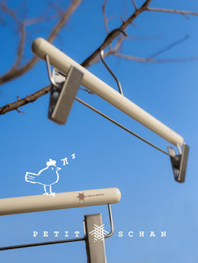 3000积分兑换 PETIT SCHAN小闪 Retention 留存道  小闪定制实木防滑无痕衣架/裤架