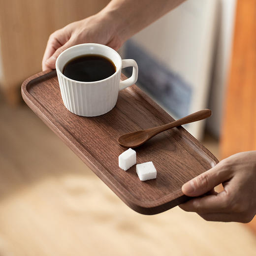 黑胡桃木咖啡盘 商品图0