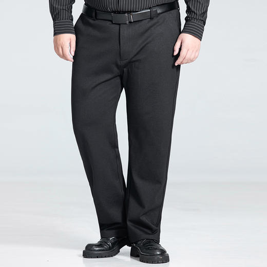 【Q】【新款DSZ】大依优型大码商务休闲裤直筒长裤男舒适休闲商务简约百搭加肥加大男装 商品图1