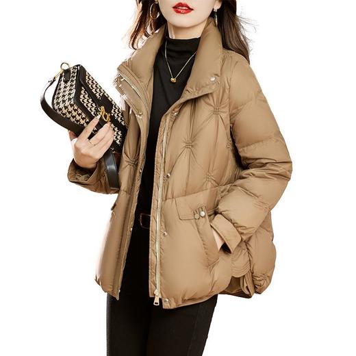 羽绒服女短款小个子2023冬季新款面包服欧货显瘦气质时尚休闲外套 商品图4