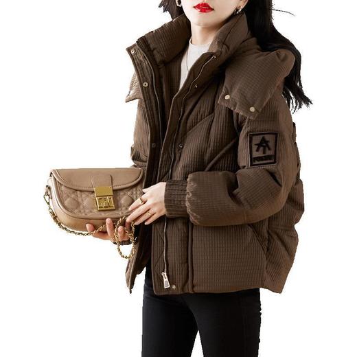 短款羽绒服女冬季2023新款小个子香风洋气时尚加厚保暖美拉德外套 商品图4