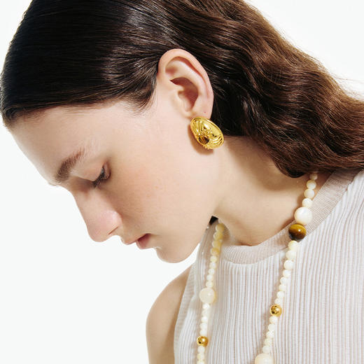 ATELIERSÓ x deepmoss 24SS 合作系列-蛋型耳钉 商品图3