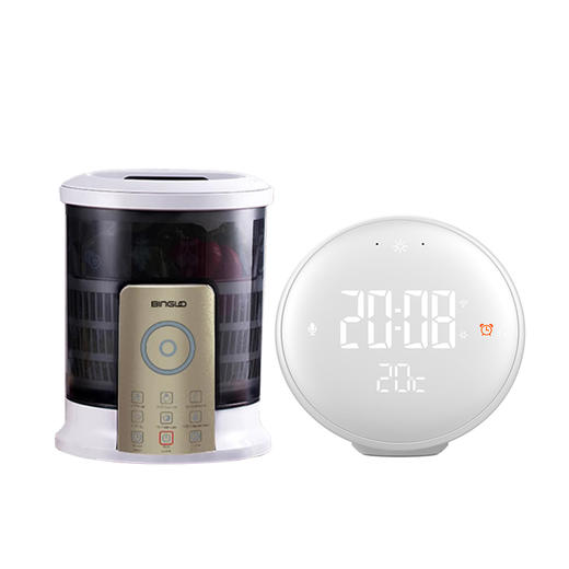 德国宾果全自动洗菜机家用食材消毒解毒净食智能净化器果蔬清洗机BL1008+科大讯飞（iFLYTEK） 讯飞智能台历 白色【HSZG20.0】 商品图0