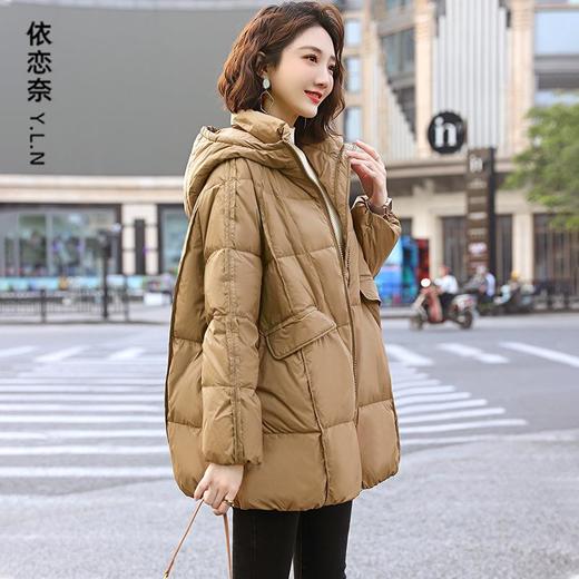 大码羽绒服女冬季2023新款气质洋气版型好看保暖白鸭绒面包服外套 商品图1