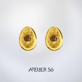 ATELIERSÓ x deepmoss 24SS 合作系列-蛋型耳钉