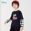 迪士尼童装儿童长袖T恤春秋款男女中大童拼接假两件上衣打底223S1735 商品缩略图1