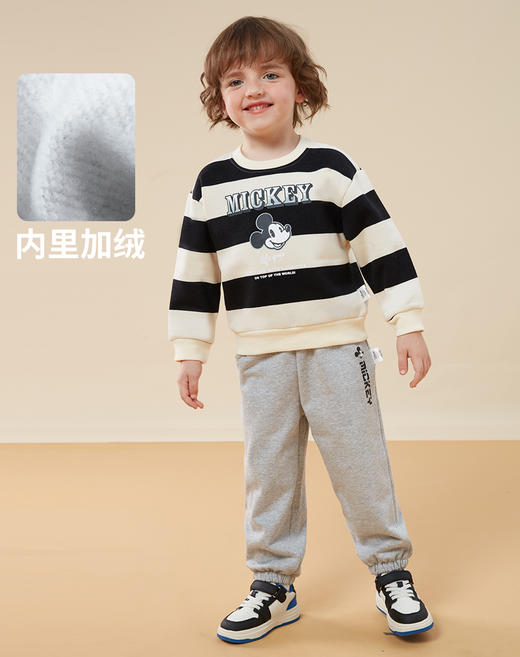 迪士尼春秋季男童卫衣套装中大童上衣裤子童装卡通运动休闲套装ZD3CT015
 商品图1