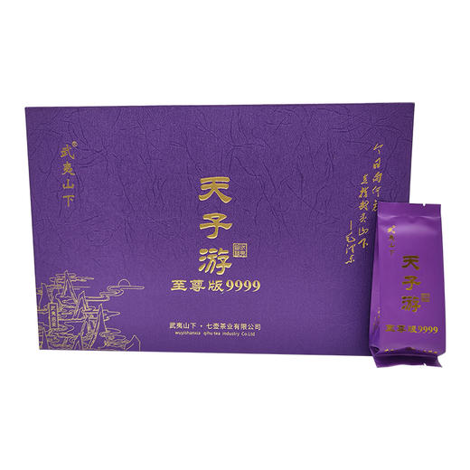 武夷山下丨牛栏坑肉桂 至尊版9999 武夷岩茶 乌龙茶 特级 天子游系列 49.8g（8.3g*6泡） 礼盒配手提袋  商品图4