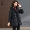 羽绒服女中长款2023年新款轻薄时尚欧货洋气妈妈显瘦气质冬装外套 商品缩略图0