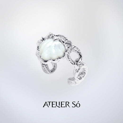 ATELIERSÓ x deepmoss 24SS 合作系列-贝壳吊坠戒指 商品图7