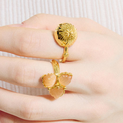 ATELIERSÓ x deepmoss 24SS 合作系列-三花戒指 商品图4