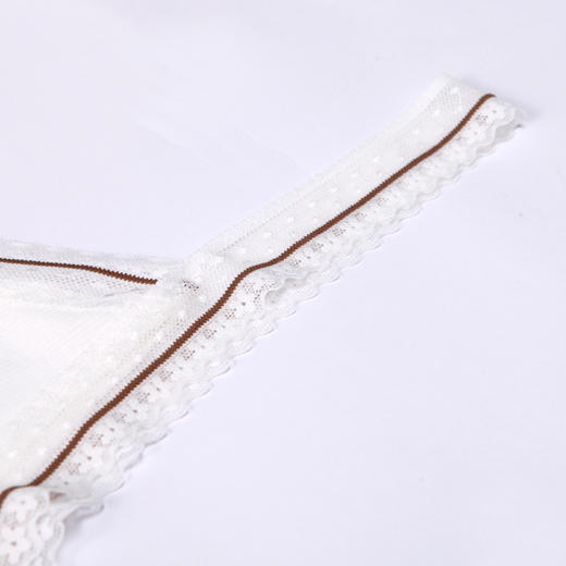 都市丽人吊带背心女罗纹棉背心无罩杯棉质吊带背心无钢圈无排扣LV45A1 商品图6