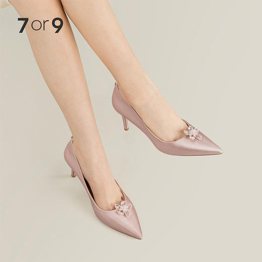 7or9-配饰桃花造型镶钻前扣 商品图1