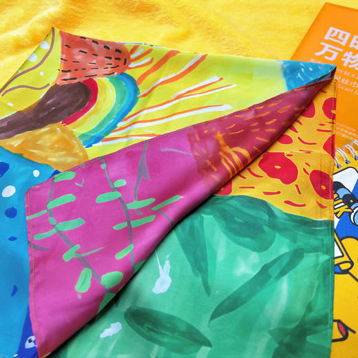 青山计划手绘环保丝巾 商品图2