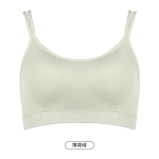 都市丽人抹胸女无缝面料背心无尺码半固定模杯短抹胸无钢圈无排扣LV41A9 商品图10