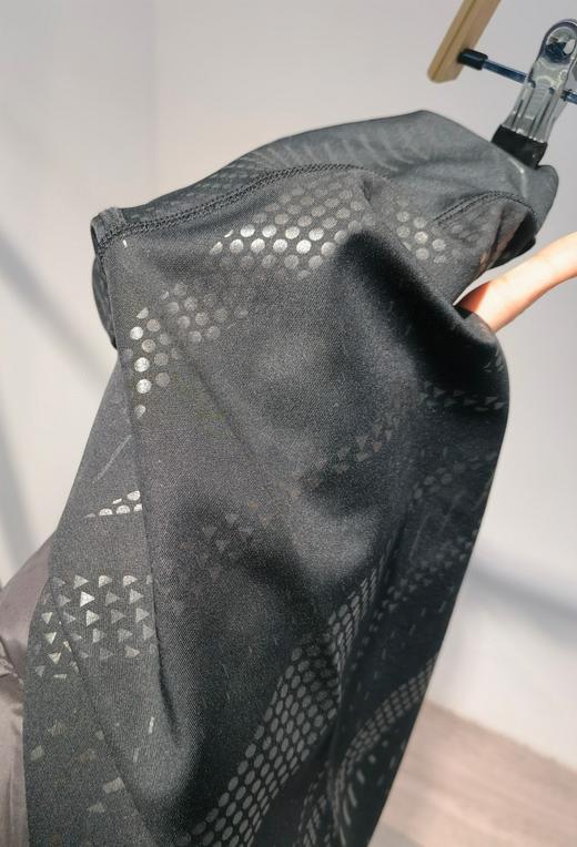 LULU露露款四黑色全长印花款瑜伽裤 商品图2