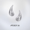 ATELIERSÓ x deepmoss 24SS 合作系列-水滴暗花耳钉 商品缩略图4