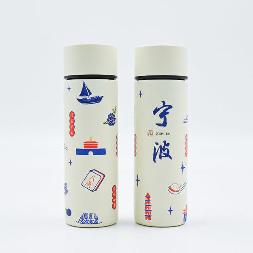 羽诗制造出品 印象宁波口袋杯文创礼盒 商品图3