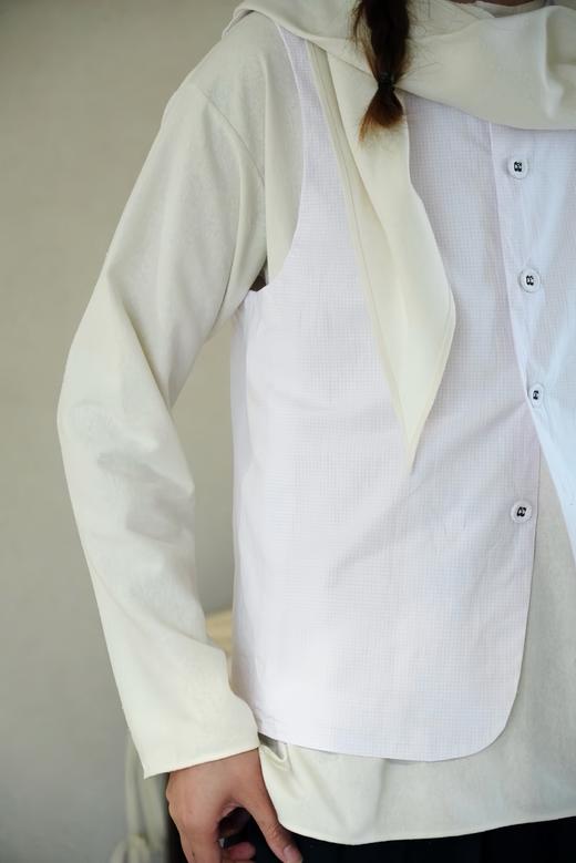 （5折）Gauze格纹马甲 商品图4