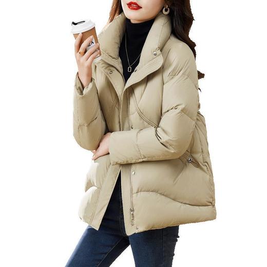 短款羽绒服女冬2023新款小个子香风时尚洋气加厚白鸭绒面包服外套 商品图4