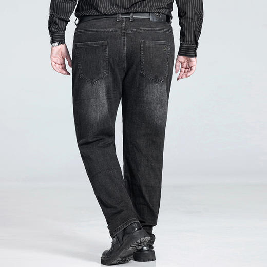 【特大码】【新款DSZ】大依优型大码牛仔裤直筒长裤男舒适弹力休闲商务简约百搭加肥加大男装 商品图2