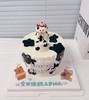ins立体奶牛风小动物蛋糕（小动物可换）-低糖处理无添加 商品缩略图3