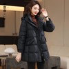 羽绒服女中长款2023年新款轻薄时尚欧货洋气妈妈显瘦气质冬装外套 商品缩略图2