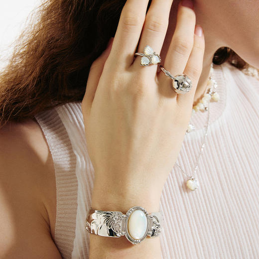 ATELIERSÓ x deepmoss 24SS 合作系列-猫眼花语手镯 商品图11