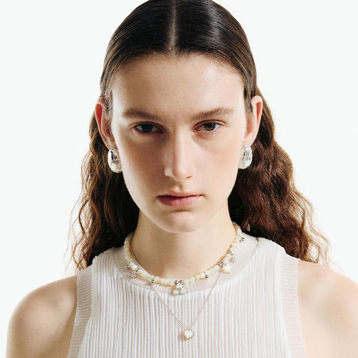 ATELIERSÓ x deepmoss 24SS 合作系列-蛋型耳钉 商品图7