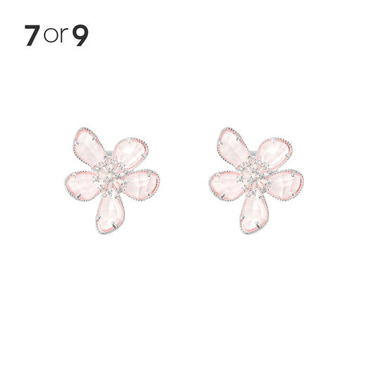 7or9-配饰桃花造型镶钻前扣 商品图4