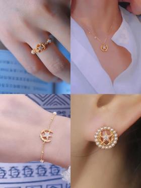 【连理枝系列首饰】原创设计珍珠项链、手链、戒指、耳钉系列n