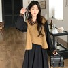 春装【法式黑色 假两件马甲拼接连衣裙】显瘦气质 茶歇连身裙 商品缩略图0