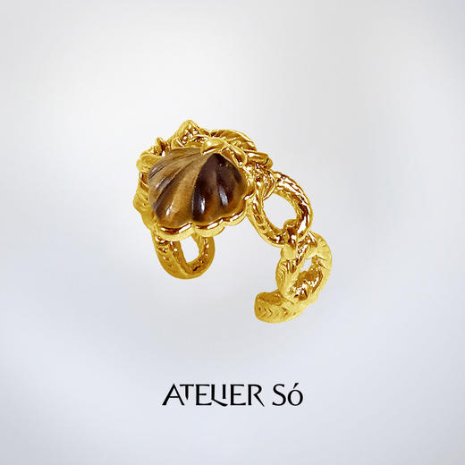 ATELIERSÓ x deepmoss 24SS 合作系列-贝壳吊坠戒指 商品图0