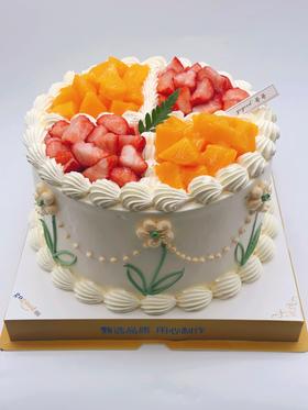 鲜果四拼【臻心好蛋糕】