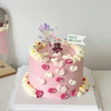 粉色爱心小熊生日蛋糕（法国进口动物奶油） 商品缩略图0