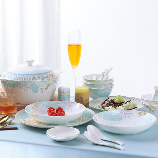 朵彩北欧丛林58头骨质瓷餐具DC-B5806T【HSZG20.0】 商品图4