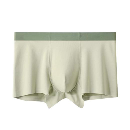 【48小时发货】新款纯棉内裤男士60s新疆长绒棉舒适中腰男生四角裤全棉平角裤男 商品图4