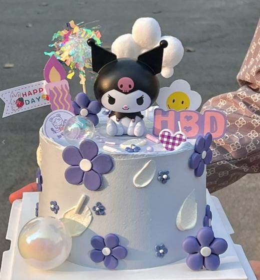 【臻品系列】---【翻糖花库洛米】蛋糕 商品图0