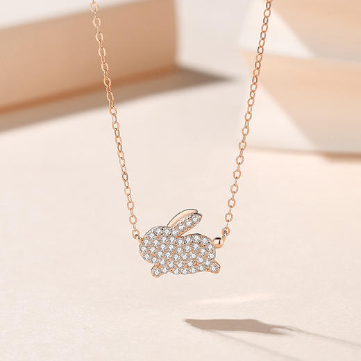 【十二生肖】S925银满钻本命年生肖项链【JHY-N000582M】 商品图1