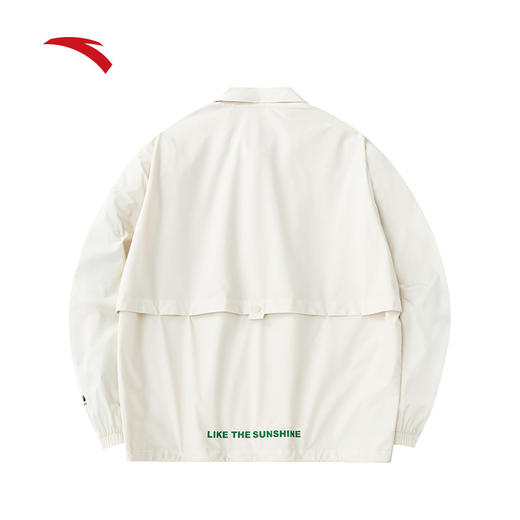 【S-3XL断码】安踏梭织运动外套男女同款新款翻领休闲潮流茄克172428603【无货退款】 商品图3