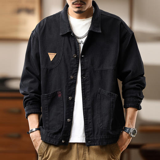 【Q】【新款DYG】大依优型大码牛仔外套新款牛仔衣青年百搭上衣潮款加肥加大胖子 商品图1