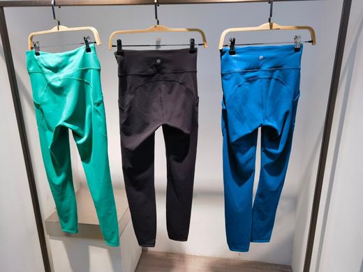 LULU露露款一两侧带口袋全长尺寸瑜伽裤 商品图1