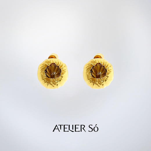 ATELIERSÓ x deepmoss 24SS 合作系列-圆珠耳钉 商品图0