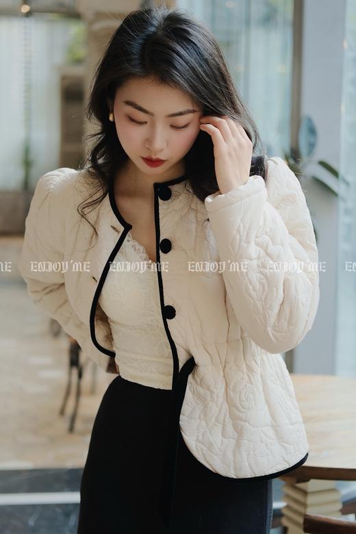 【门店同款】ENJOY冬季收腰绑带棉外套 155445135 商品图3