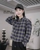 亲子时尚加绒格子衬衫复古宽松保暖 商品缩略图0