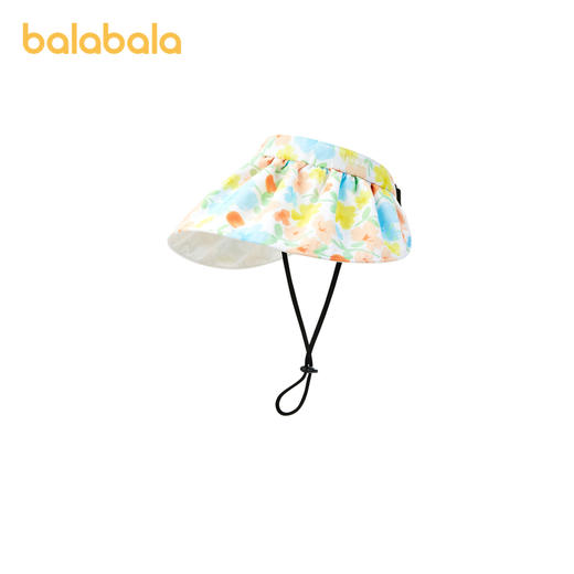 巴拉巴拉儿童防晒帽女童遮阳帽新款夏季薄款防紫外线便携时尚 商品图4